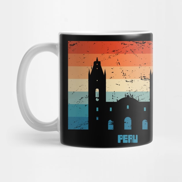 Retro Peruvian Peru Cathedral by MeatMan